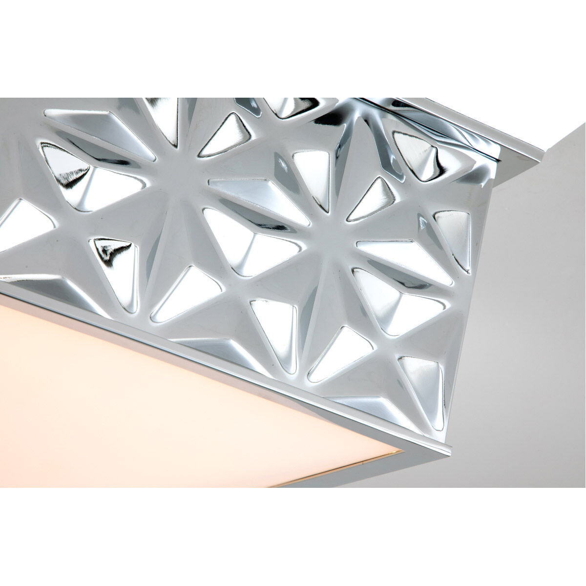 Alpha 4 Light PC Bath/Flush Mounts Ceiling Light in Polished Chrome